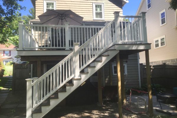 Large house with back deck
